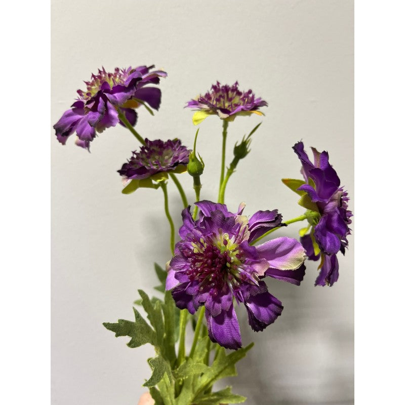 Ramo artificiale Scabiosa 65h cm EDG
